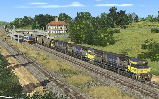 Trainz 2019 DLC - C44aci Locomotive - Xstrata/Glencore Pack