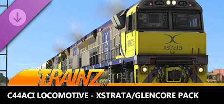 Trainz 2022 DLC - C44aci Locomotive - Xstrata/Glencore Pack banner