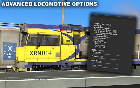 Trainz 2022 DLC - C44aci Locomotive - Xstrata/Glencore Pack