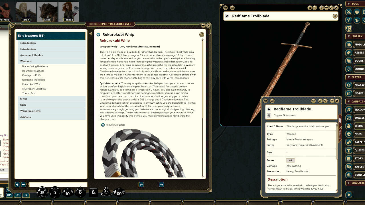 Fantasy Grounds - Epic Treasures (5E)のスクリーンショット 1