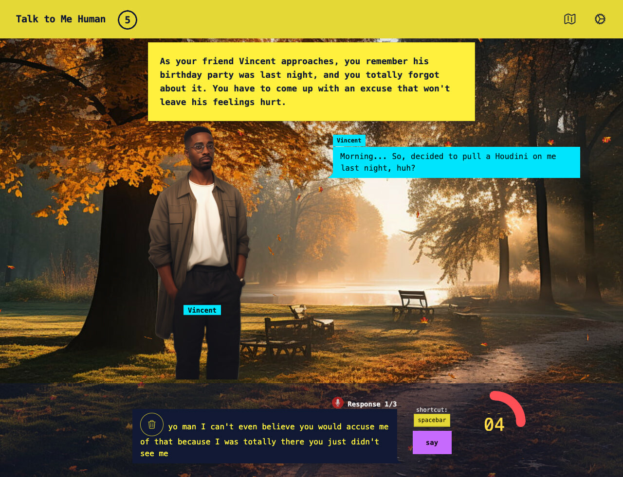 Talk to Me Human screenshot #1