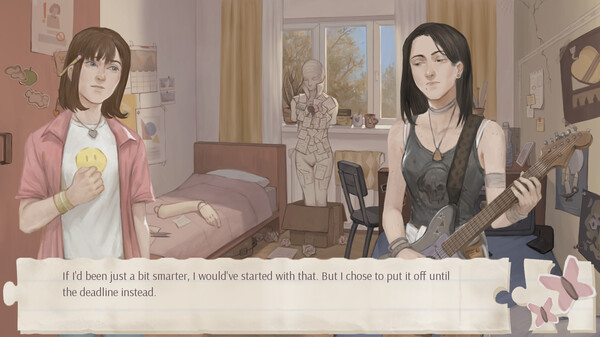 Screenshot of The Final Fragment gameplay showing in-action mechanics