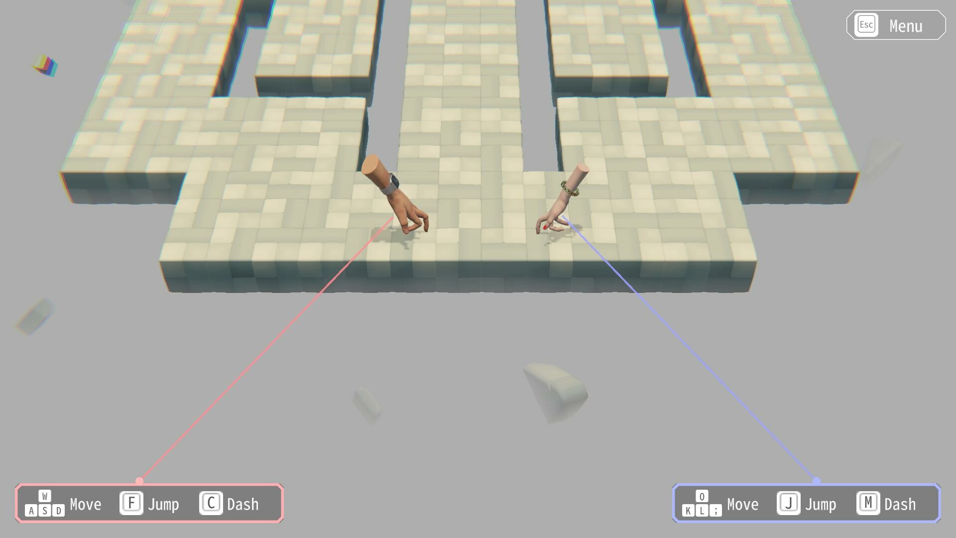 Hypotheses on the Symmetry between Vision and Hands - Demo Featured Screenshot #1