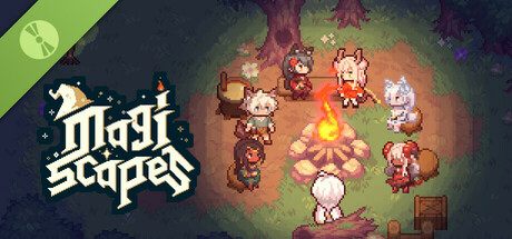 Steam header art for Magi Scapes Demo