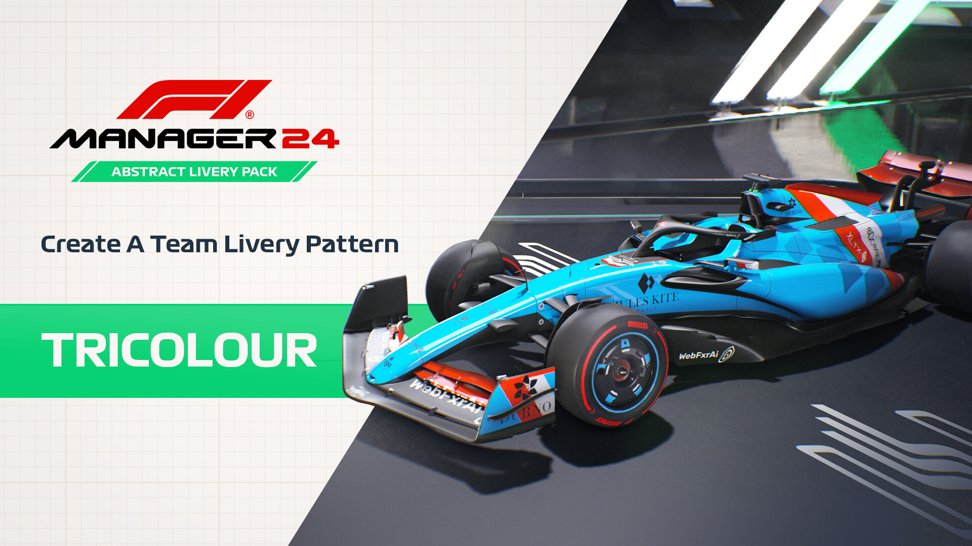 Скриншот F1® Manager 2024: Abstract Livery Pack  — кадр 2