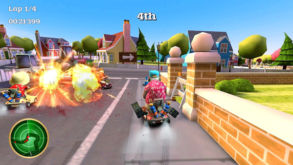 Screenshot z Coffin Dodgers