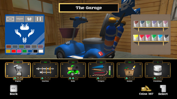 Screenshot z Coffin Dodgers