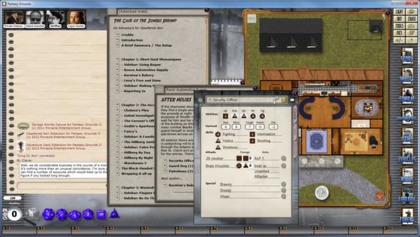 Fantasy Grounds - Deadlands Noir: The Case of the Jumbo Shrimp