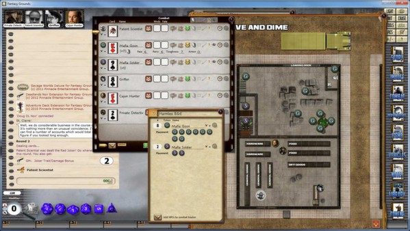 Fantasy Grounds - Deadlands Noir: The Case of the Jumbo Shrimp