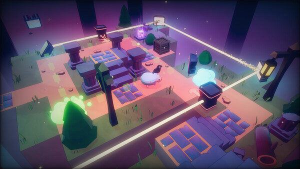 Screenshot of Millumi gameplay showing in-action mechanics