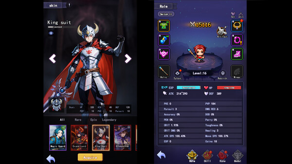 Скриншот 1 из игры Pixel Dungeon RPG