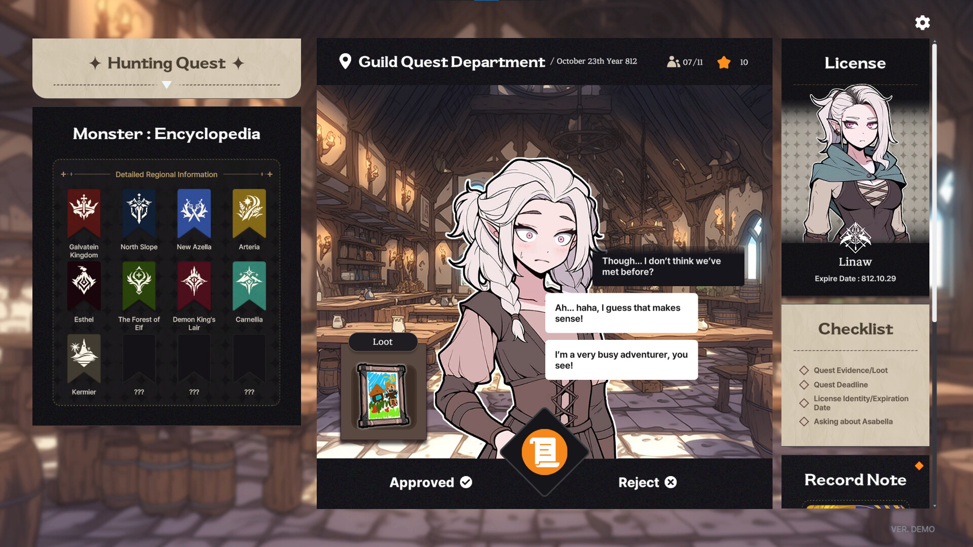 Galvatein : Adventurers' Guild screenshot #3
