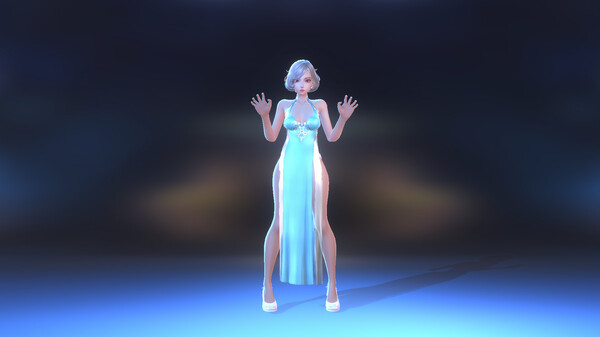 Angel Legion-DLC Cloud Dress (Cyan)