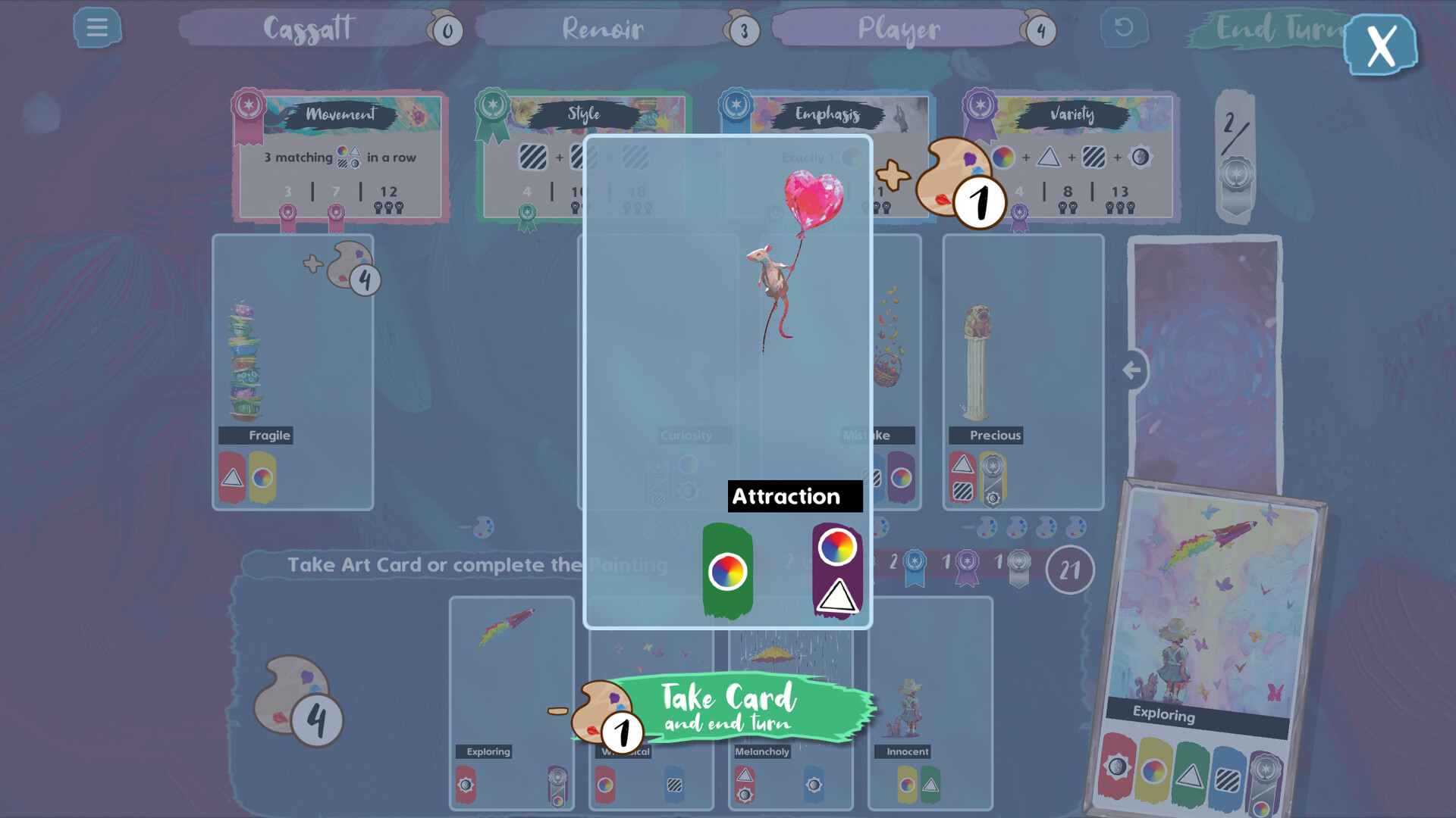 #4. Canvas - The Board Game (Steam) 由: Mipmap Digital