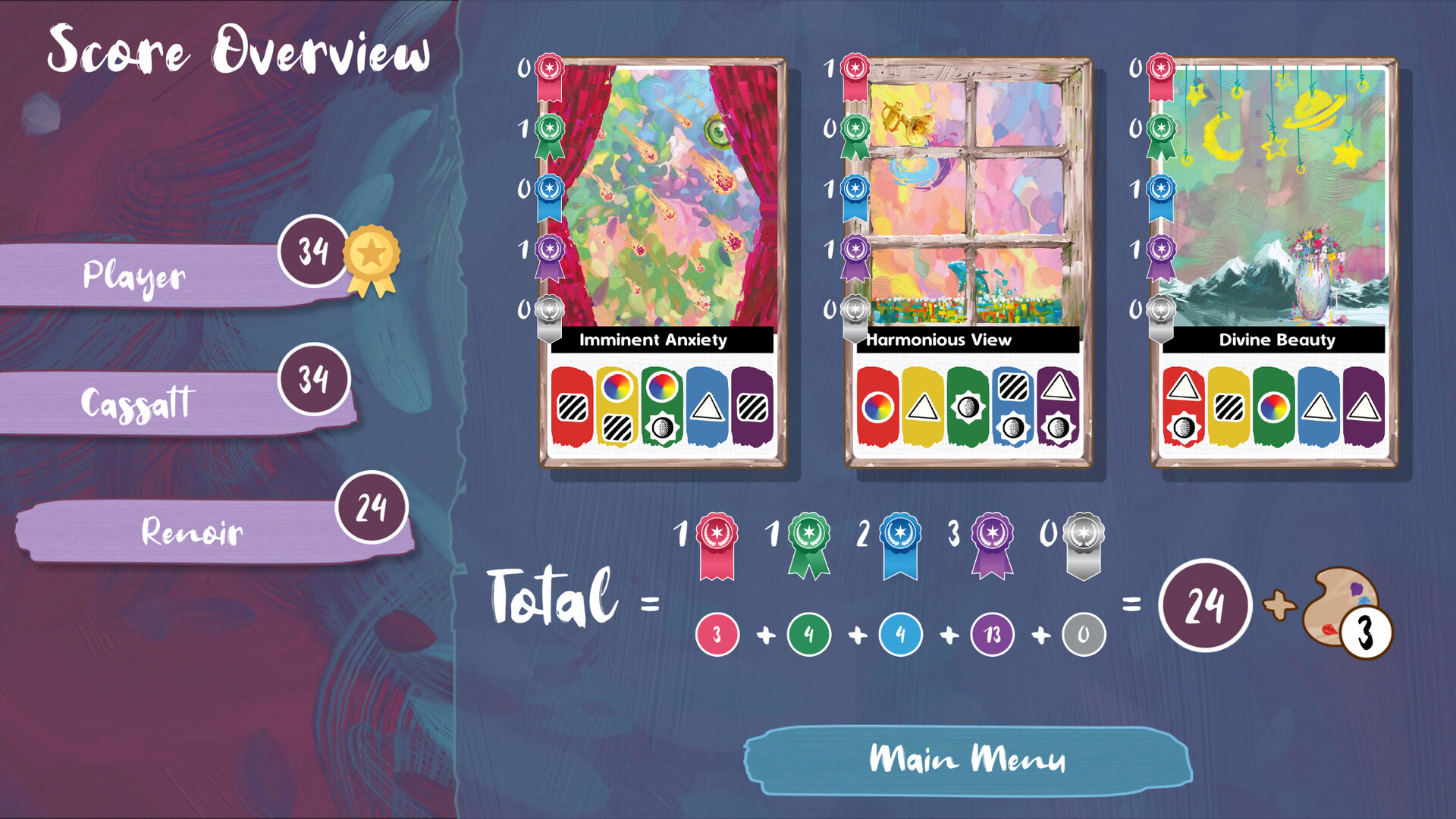 #9. Canvas - The Board Game (Steam) 由: Mipmap Digital