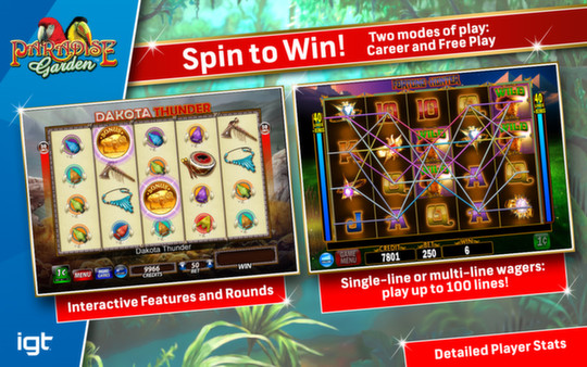 Screenshot z IGT Slots Paradise Garden