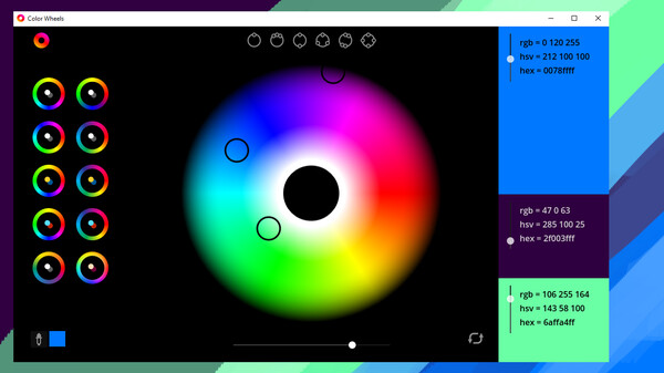 Скриншот из Color Wheels