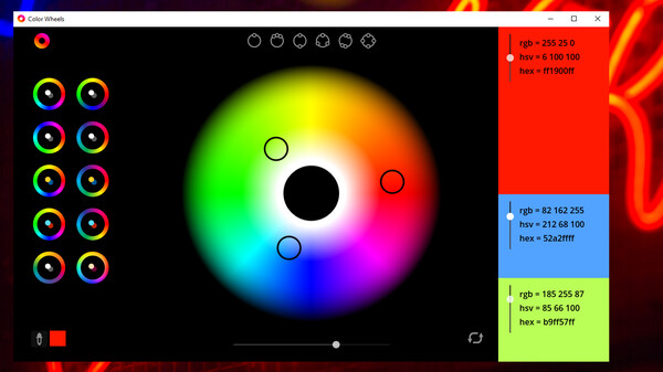 Скриншот из Color Wheels