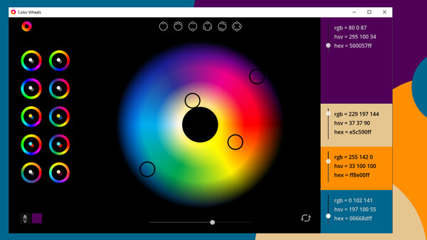 Скриншот из Color Wheels