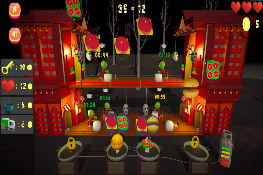 screenshot of Zombie Restaurant 3