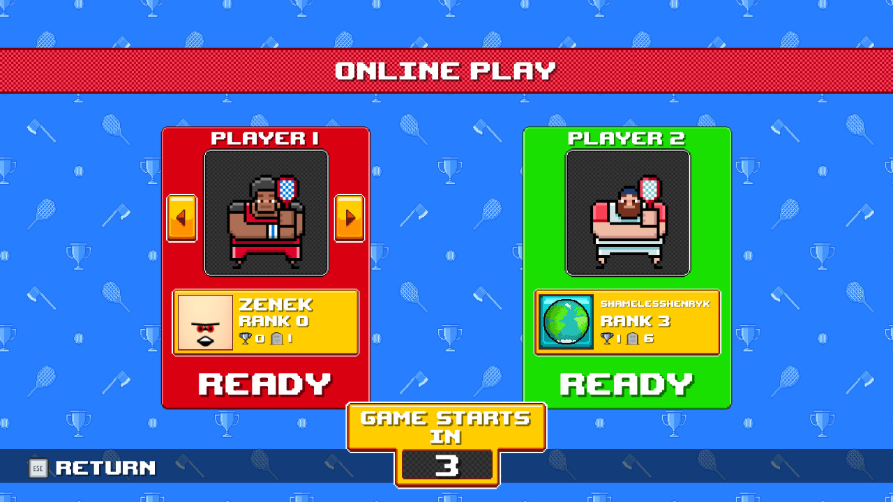 Timber Tennis: Versus screenshot #2