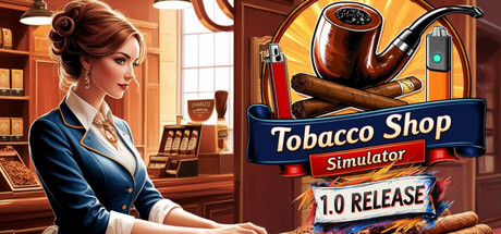 Tobacco Shop Simulator — store header art