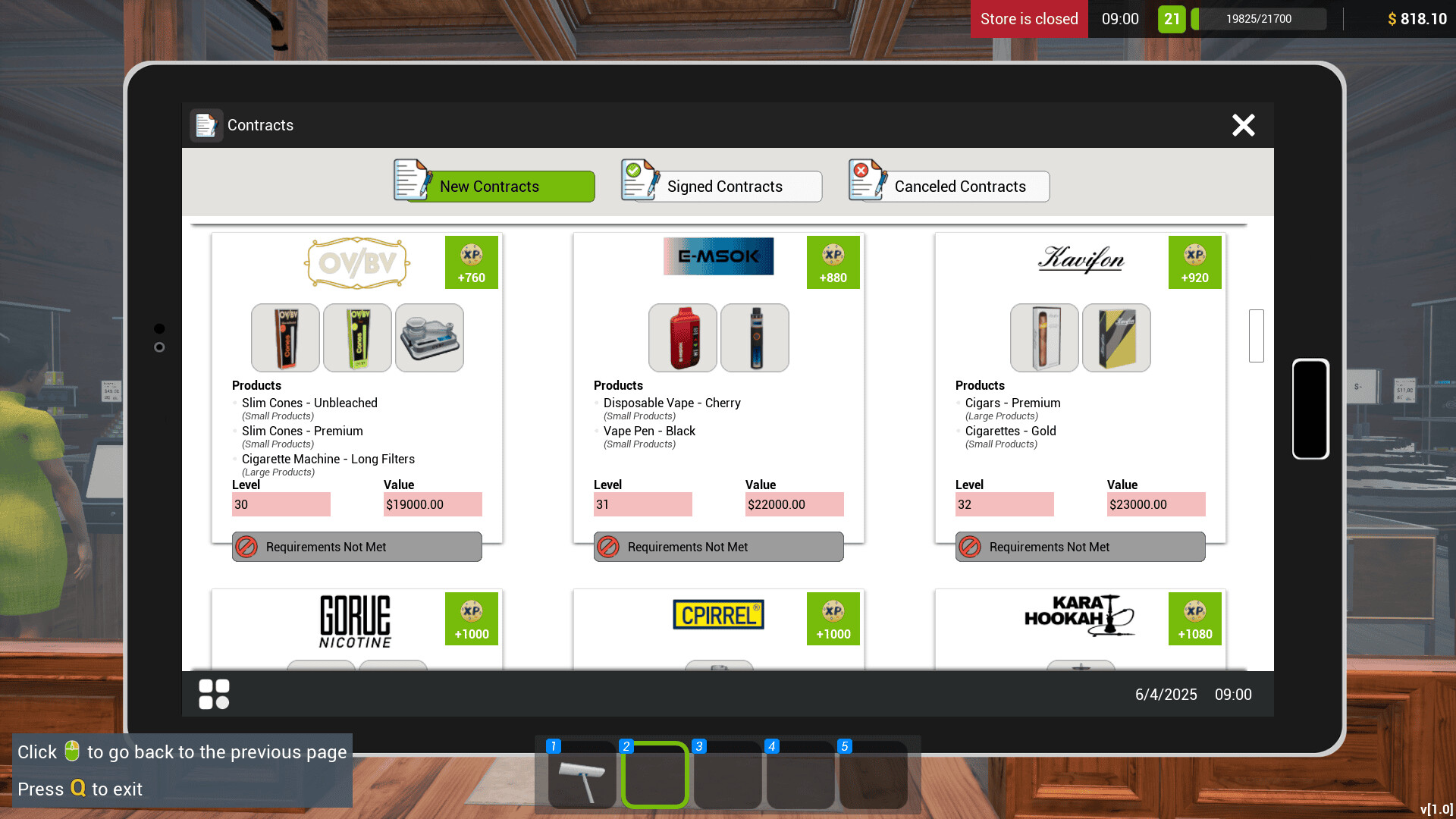 Tobacco Shop Simulator