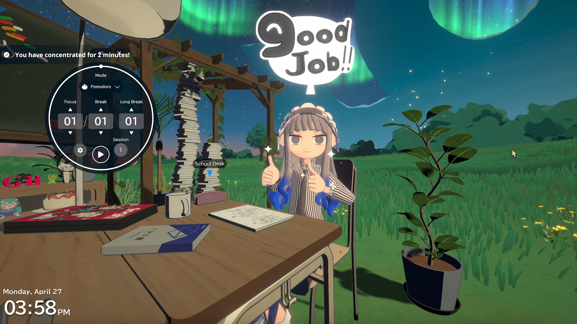 gogh: Focus with Your Avatar – Screenshot 2