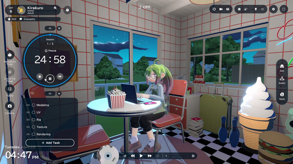 gogh: Focus with Your Avatar.