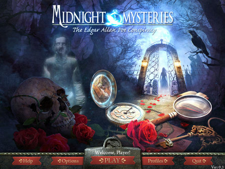 Screenshot z Midnight Mysteries: The Edgar Allan Poe Conspiracy