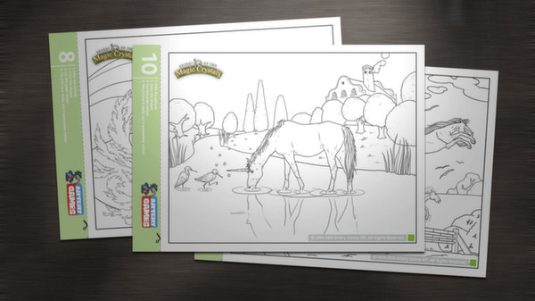 Screenshot z Secret of the Magic Crystals - Soundtrack and Coloring Book