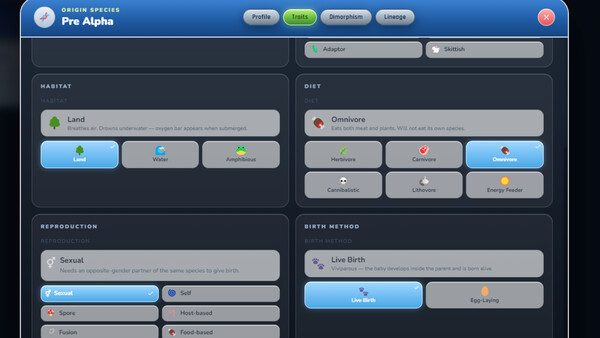 Creature Sim Screenshot