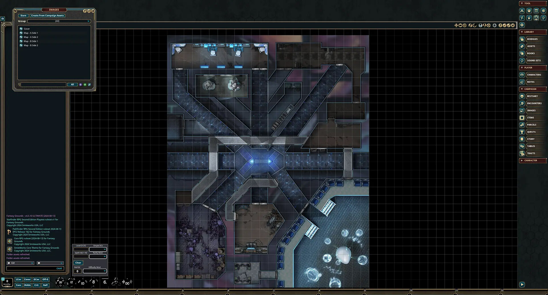 Fantasy Grounds - Starfinder Flip-Mat: Second Edition Playtest Multi-Packのスクリーンショット 1