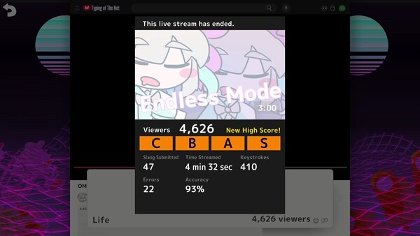 NEEDY STREAMER OVERLOAD: Typing of The Net.