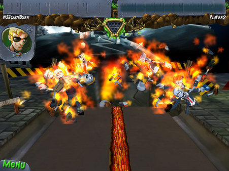 Screenshot z Zombie Bowl-O-Rama