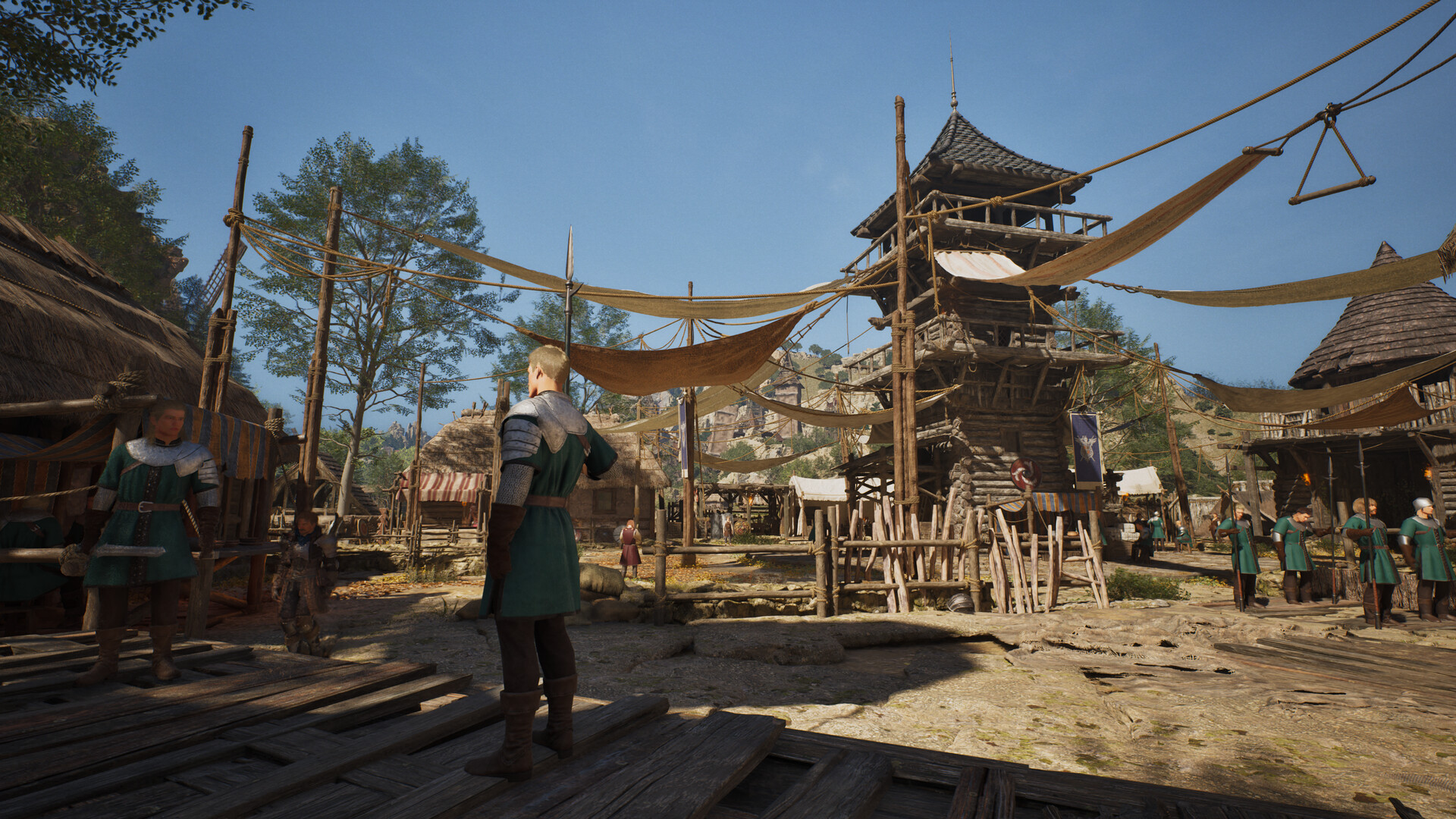 Official ArcheAge Chronicles screenshot showing exploration and action combat in Auroria