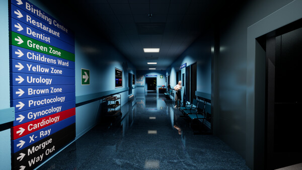 Screenshot of Anomaly Clinic gameplay showing in-action mechanics