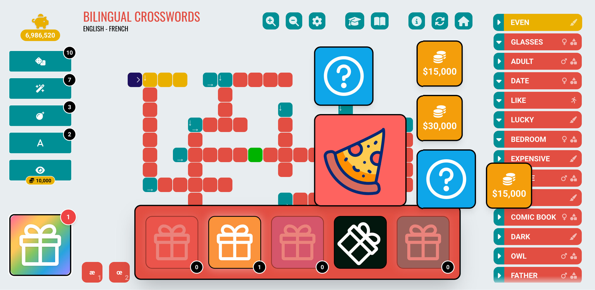 Bilingual Crosswords screenshot 3