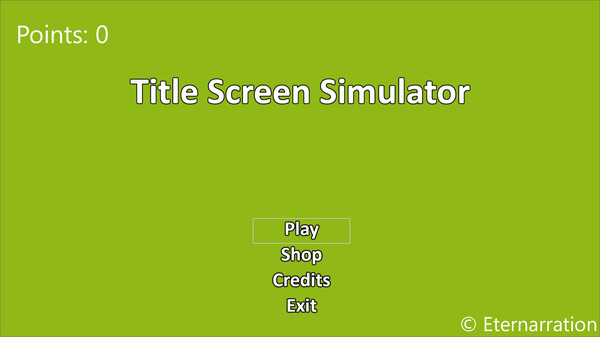 Скриншот 1 из игры Title Screen Simulator