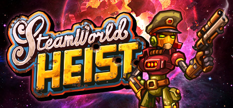 Steam header art for SteamWorld Heist