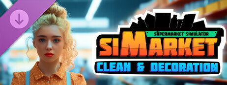 siMarket Supermarket Simulator - Clean & Decoration cover art