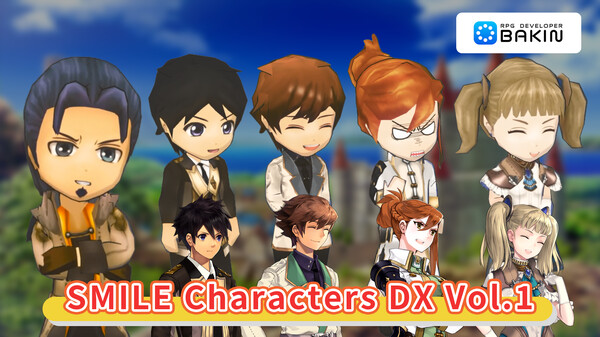 RPG Developer Bakin SMILE Characters DX Vol.1