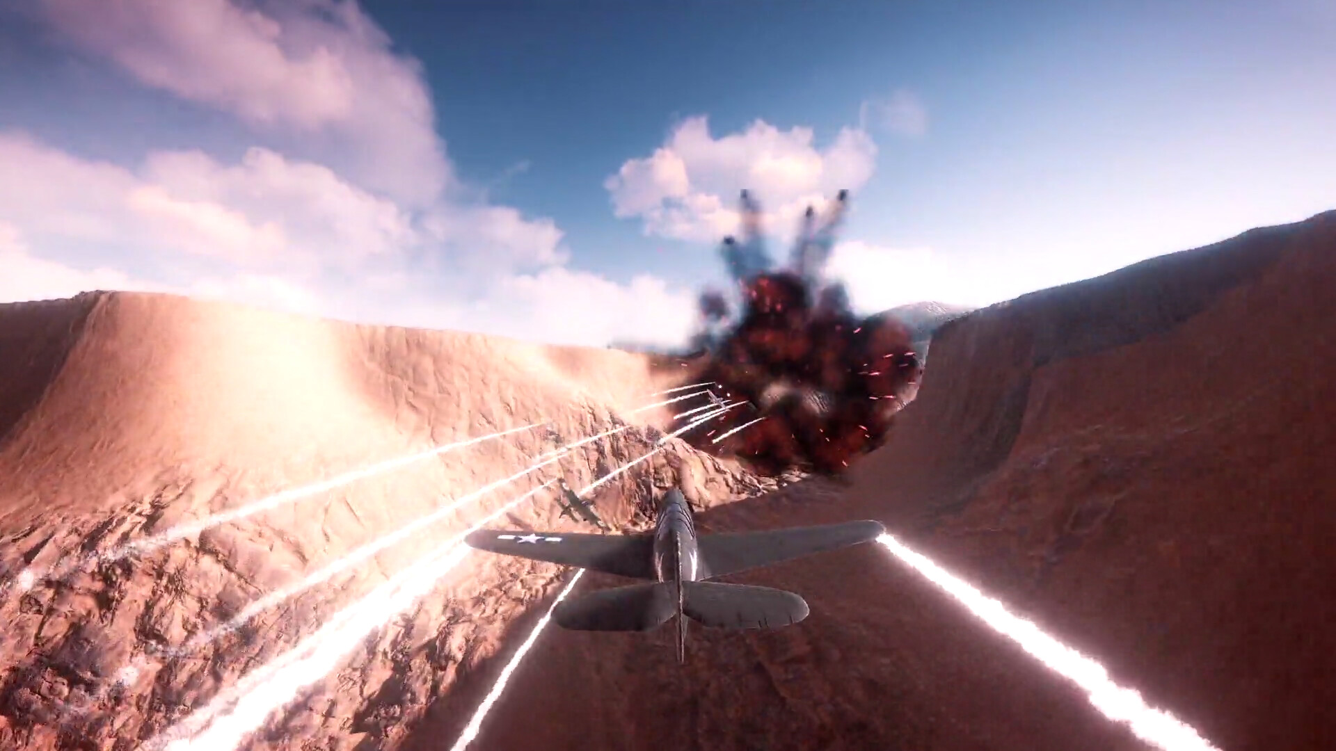 Sky Combat: WWII Warplane Races screenshot #3