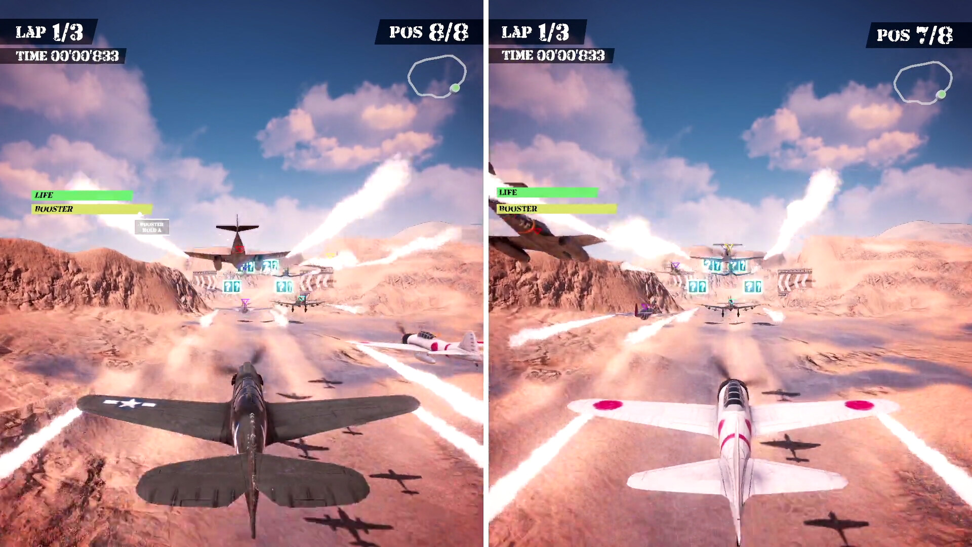 #6. Sky Combat: WWII Warplane Races (Steam) De: Hard Shark Games