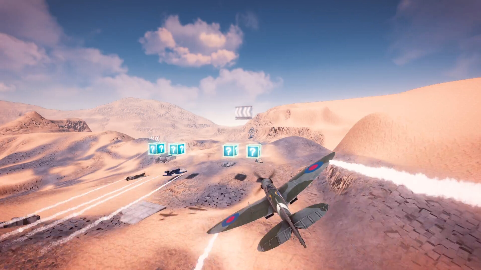 Sky Combat: WWII Warplane Races screenshot #1