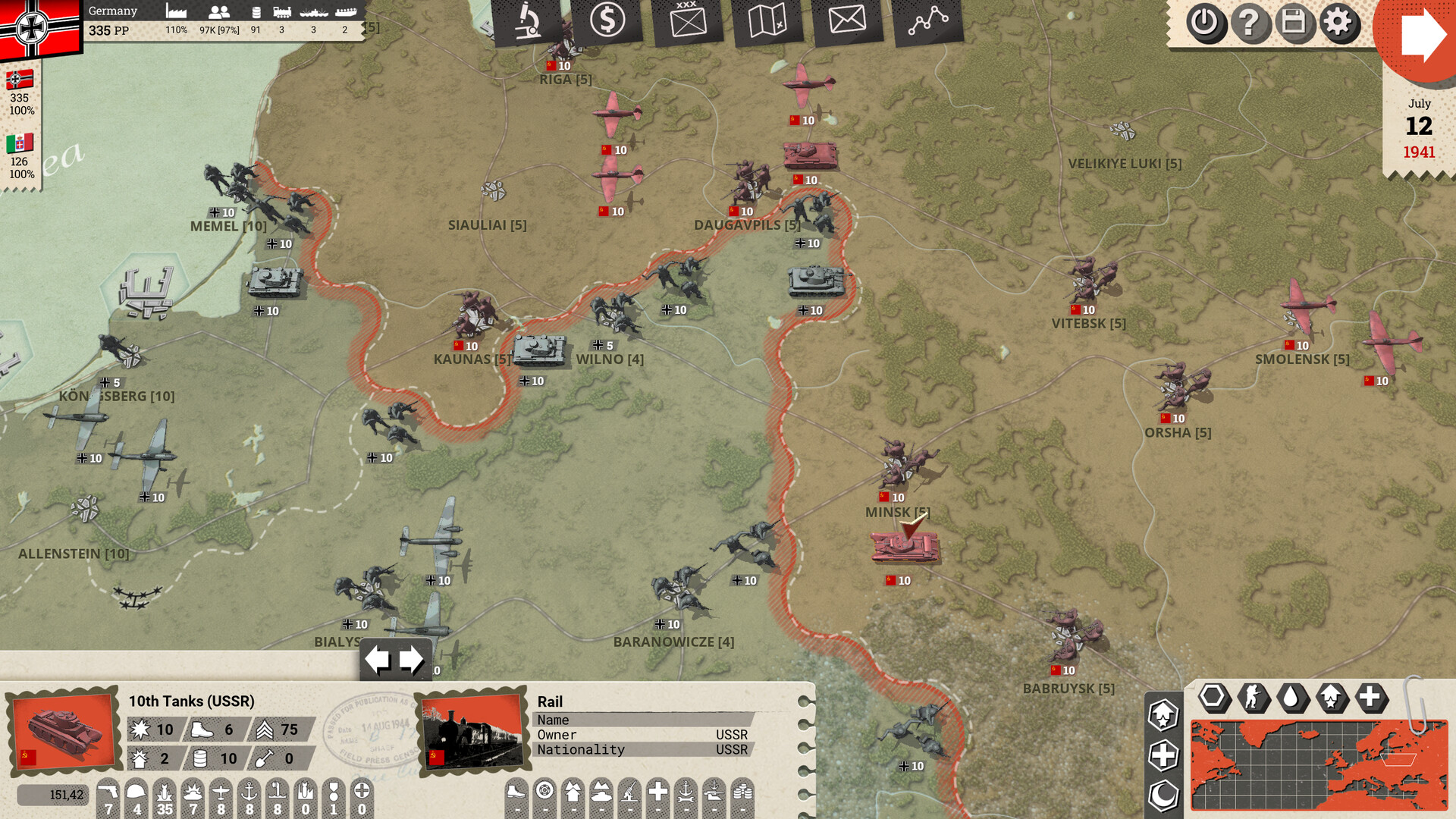 Commander: Europe at War screenshot #6