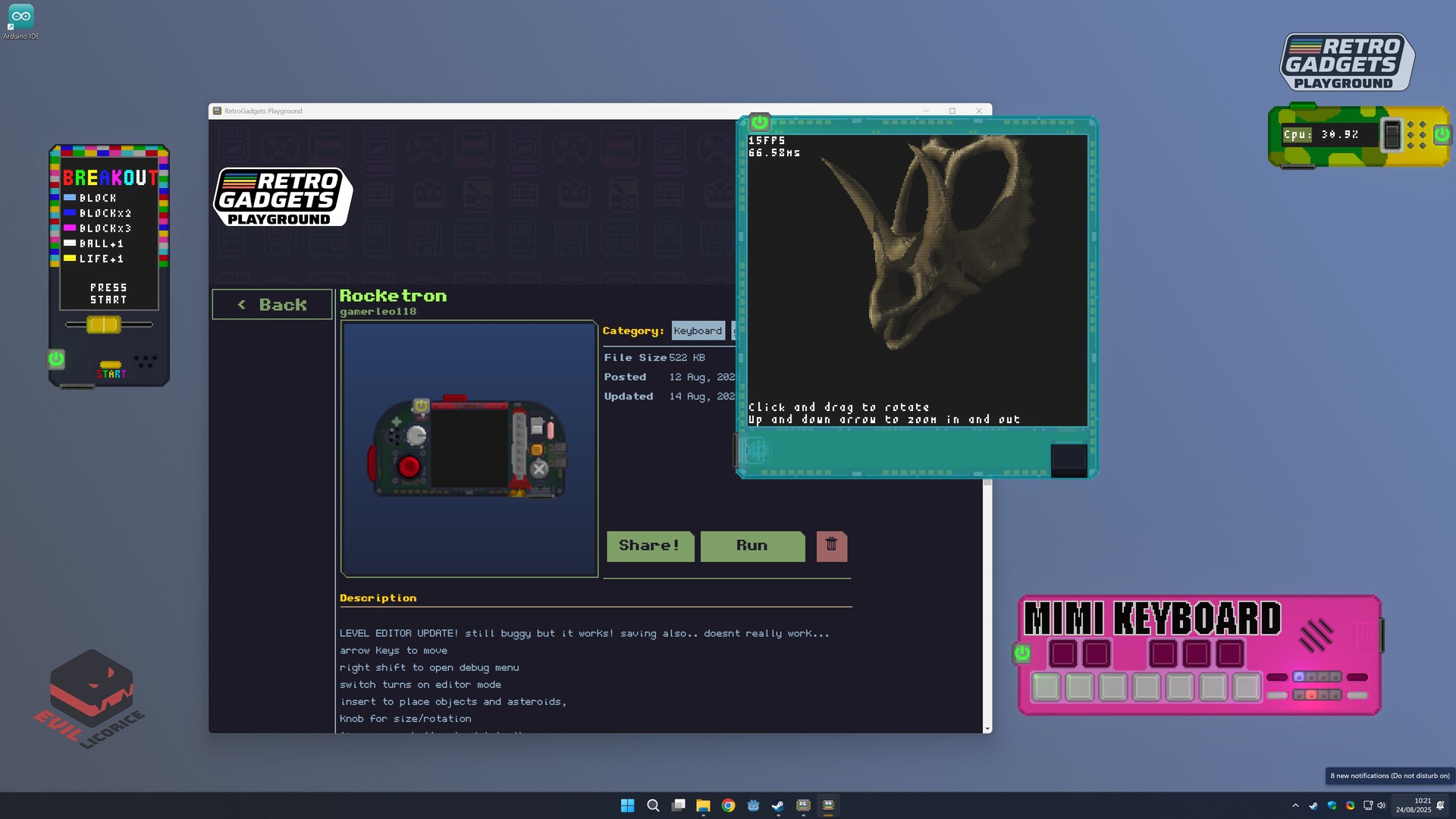 #3. Retro Gadgets Playground (Steam) بواسطة: Licorice ehf
