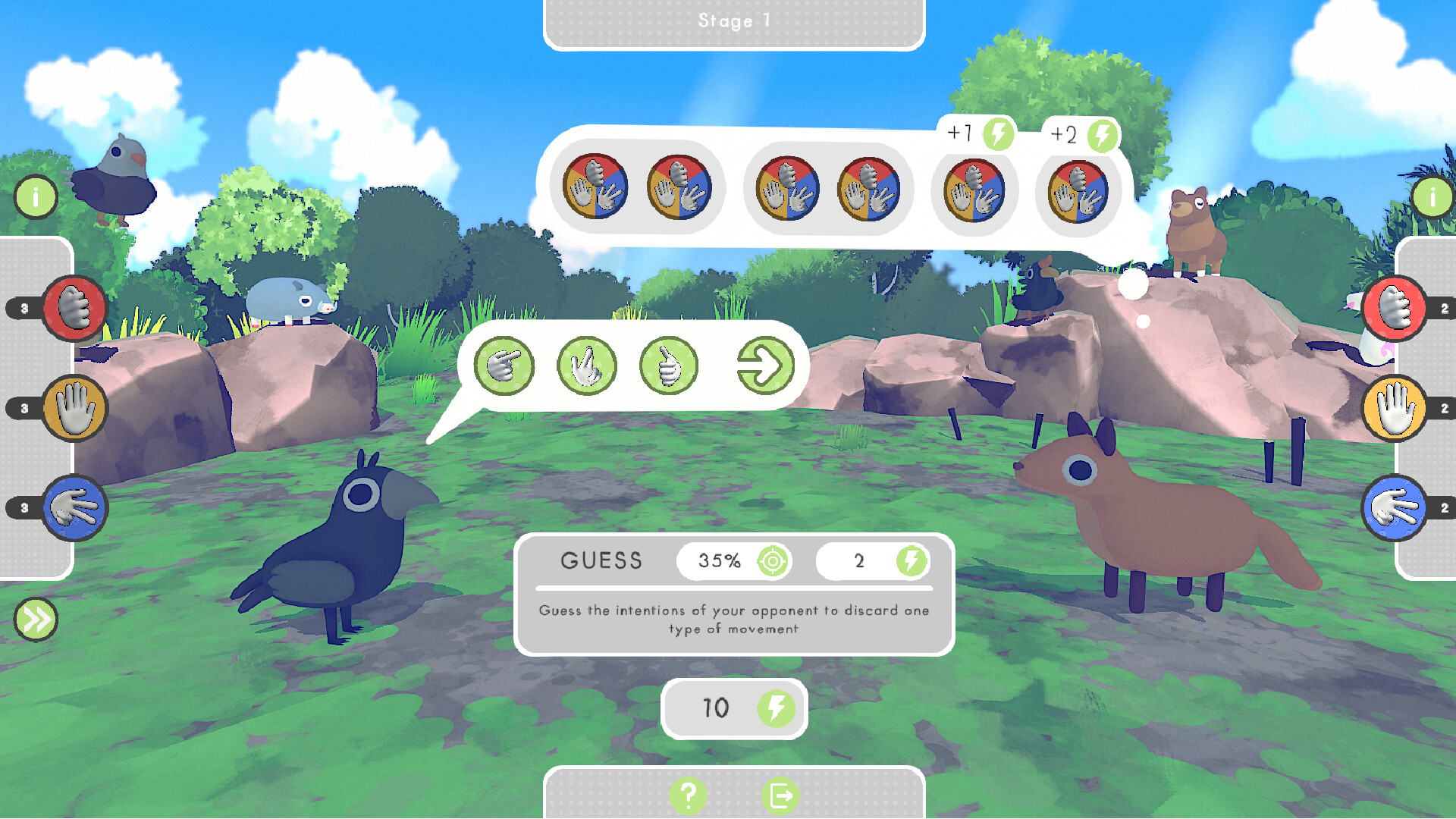 Beastly Tactics: Rock Paper Scissors screenshot #1