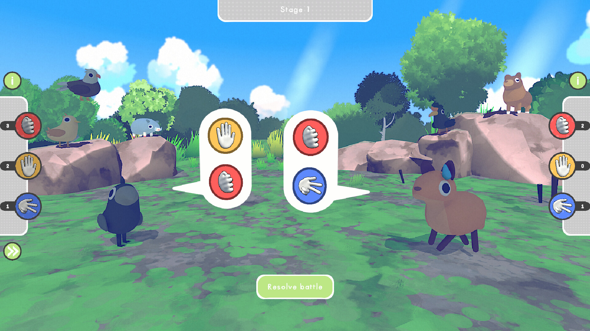 Beastly Tactics: Rock Paper Scissors screenshot #2