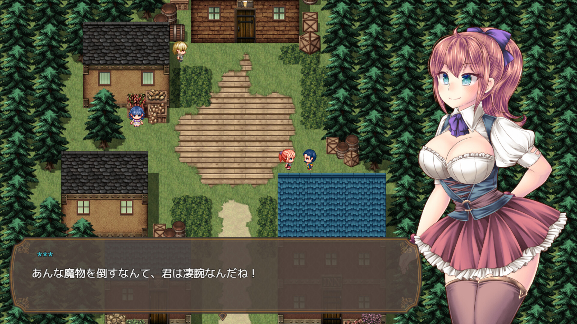 screenshot of 魔王娘と封印の塔 4